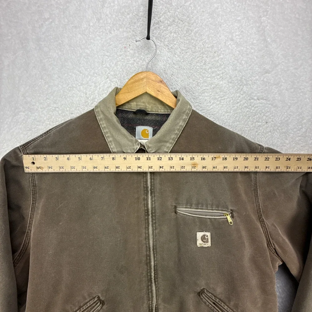 Carhartt Detroit Jacket Blanket Lined Mens‎ 2XL J97 CHT Chestnut Brown